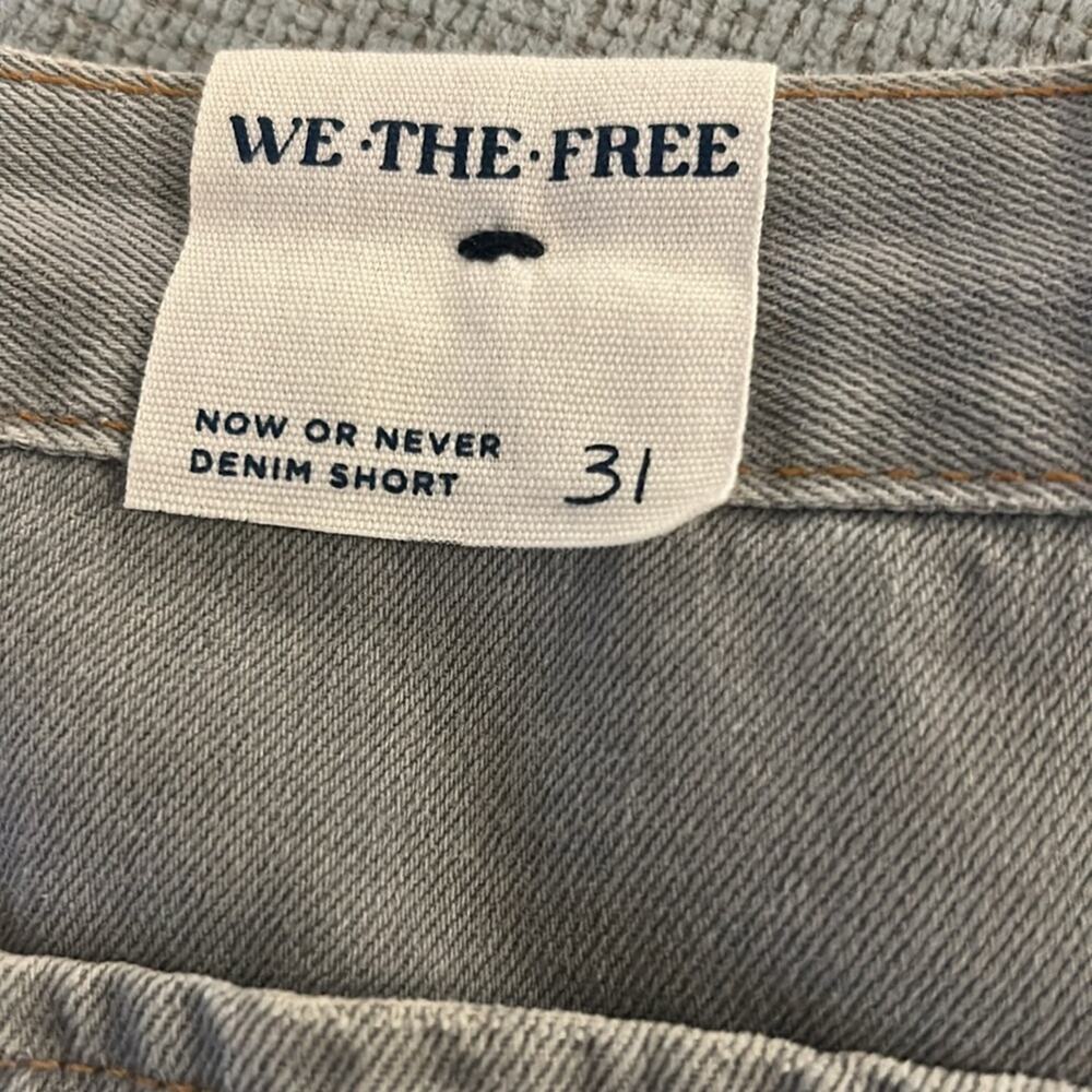 NWT Free People Now or Never distressed Denim Short, 31 - Picture 16 of 16